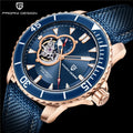 2021 PAGANI Top Brand Men's Automatic Mechanical Business Watch NH39A Blue 100M Waterproof Analog Dial Sport Reloj Hombre
