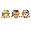Zenitsu Motion Sticker Car Sticker Kimetsu No Yaiba Anime Waterproof Decals for Cars Laptop Refrigerator