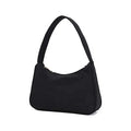 Small Nylon Shoulder Bags for Women Elegant Feminine Mini Handbags with Zipper Closure