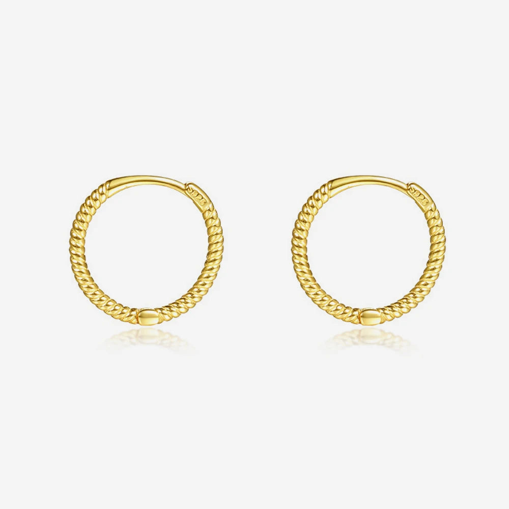 VIANRLA Earring Jewelry 16.3*15.7mm Hoop Earrings Fashion Women's Jewelry Laser Custom Logo