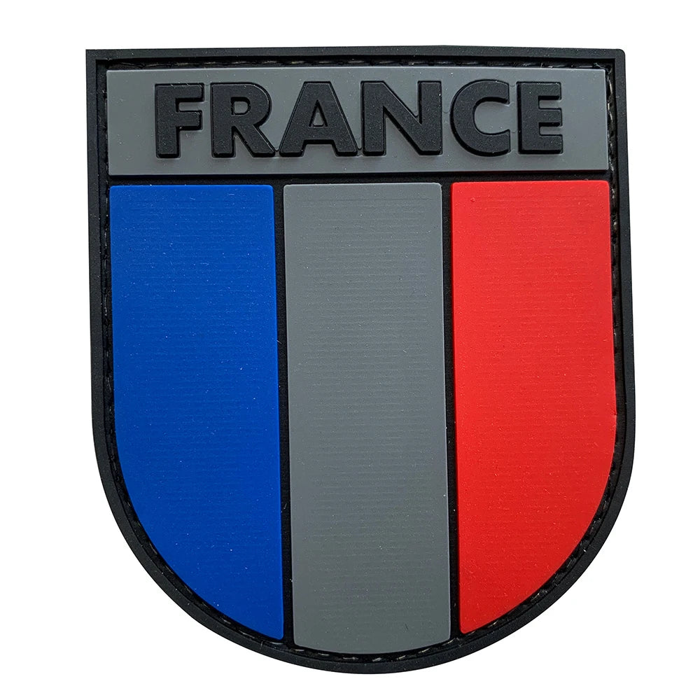 Manufacturer Custom Logo Badges High Quality 2D 3D Silicone Soft Rubber Tactical Morale Flag PVC Patch Flower for Hat Hot Sale