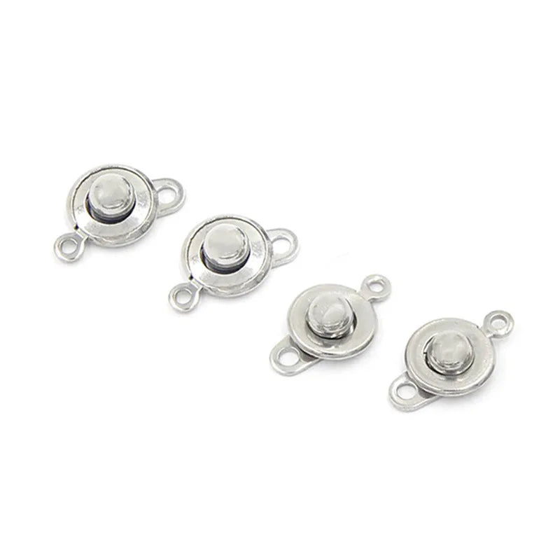 Loop Spring Ring Clasp Stainless Steel DIY Component Connector Clasp for Necklace