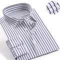 Classic Shirt for Men Multiful Color Custom Logo Stripe 100% Cotton Long Sleeved Shirts for Men