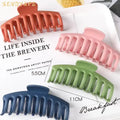 New Fashion Plastic Hair Claw Large Size Hair Crab Claw Clip for Women Hair Accessories for Girls Claw Clip