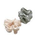 Super Fairy French Barrette Pearlescent Color Large Silk Hair Band Fancy Pure Hair Scrunchies for Women