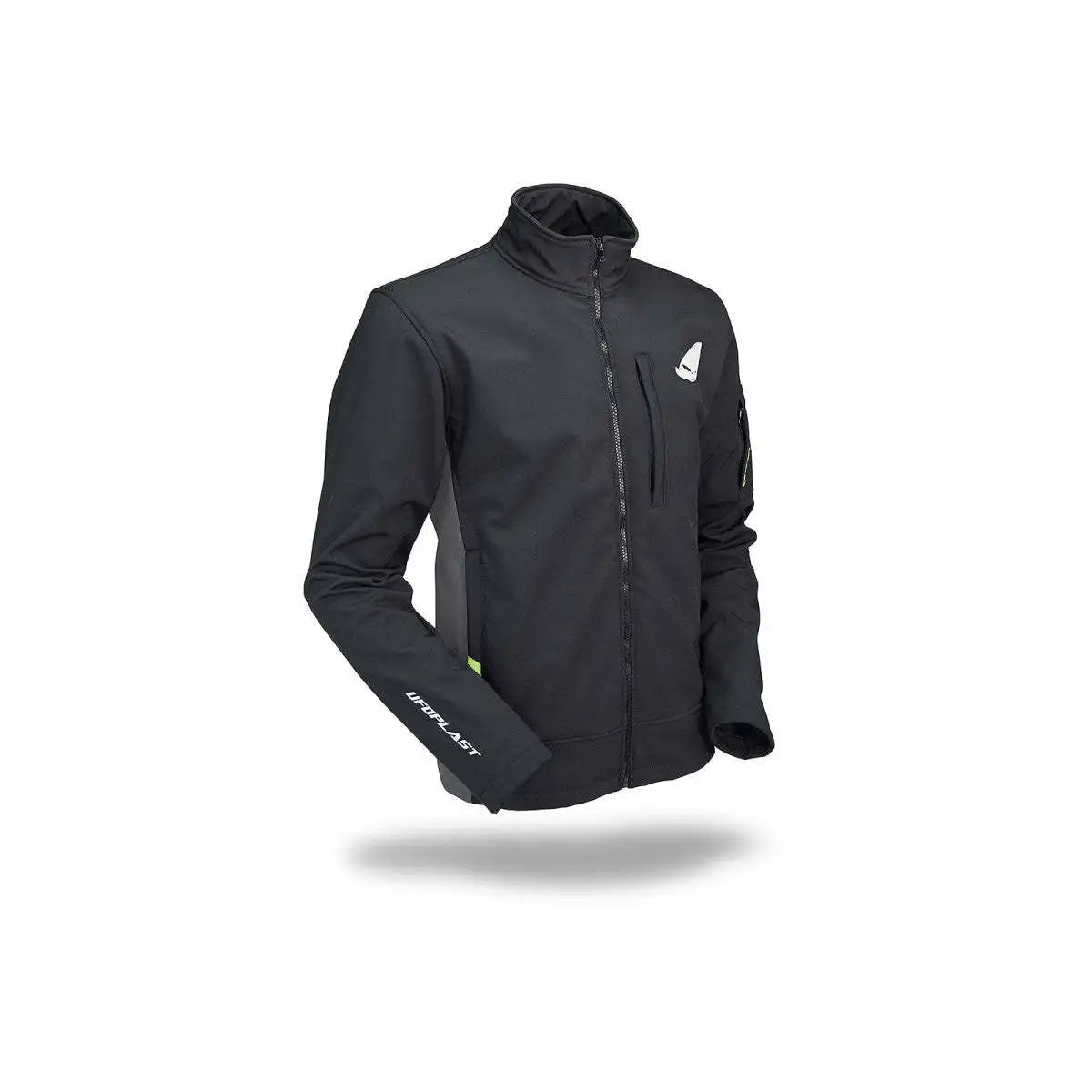 Free Time Black Motorcycle & Auto Racing Jacket Made in Italy