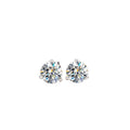 Wholesale Silver Jewelry Gemstones Moissanite 1 2 3 Carat 925 Sterling Silver Vvs Moissanite Earring for Ladies
