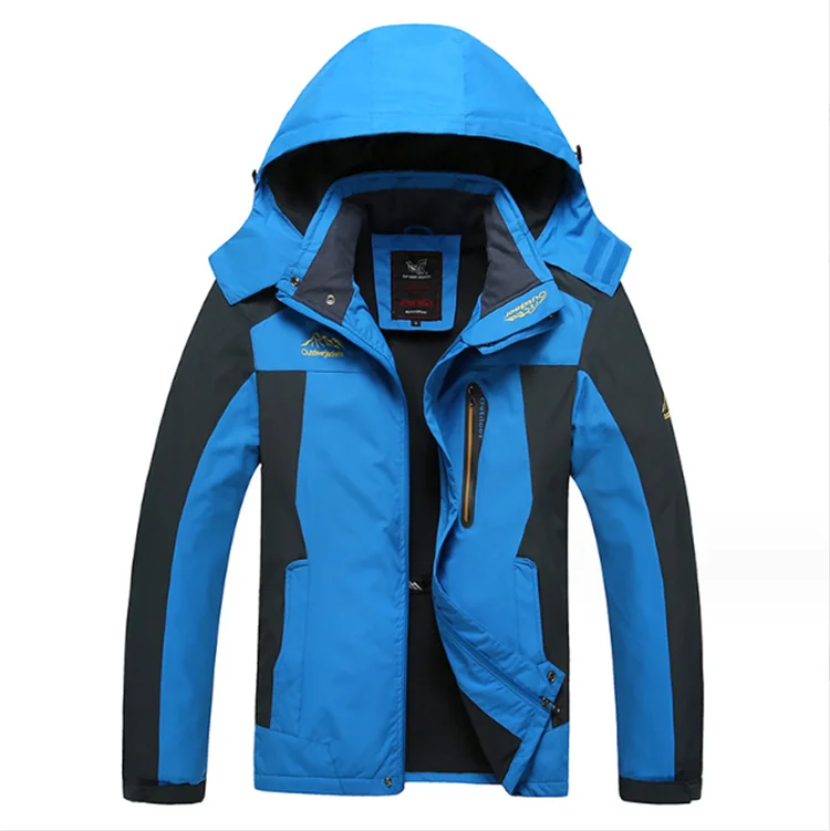 New Spring and Autumn Plus-size Fat Man Fleece Jacket Outdoor Hardshell Jacket for Men