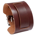 Men's Retro Vintage Simple Buckle Bracelet Wholesale True Leather Fashion Bangles