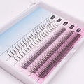 Fairy Fish Tail Mixed Flower Hair Five Rows Natural Slender Soft  False Eyelashes Grafted with Flower Hair