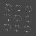 Wholesale Stainless Steel Accessories Jewelry Waterproof Non Tarnish Fashion Customizable Silver Charm Bracelet for Women