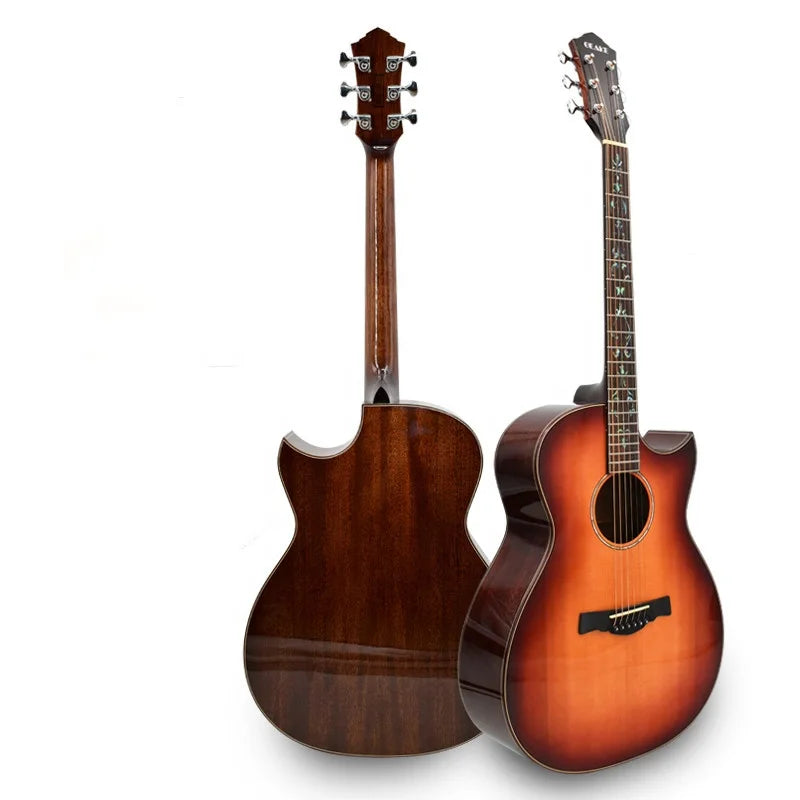 S-714CR Geake 40-Inch Acoustic Guitar Handmade with All Solid Spruce Mahogany Premium Product