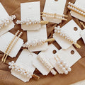 Ladies Gold Pearl Bobby Pin Wedding and Birthday Party Hair Accessories Bridal Fashion Hair Clips for Women and Girls