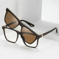 01562  Men Women TR90 Magnetic Clip on Sunglasses Polarized UV400 Spectacle Frames Eyewear Sunglasses Eyeglass