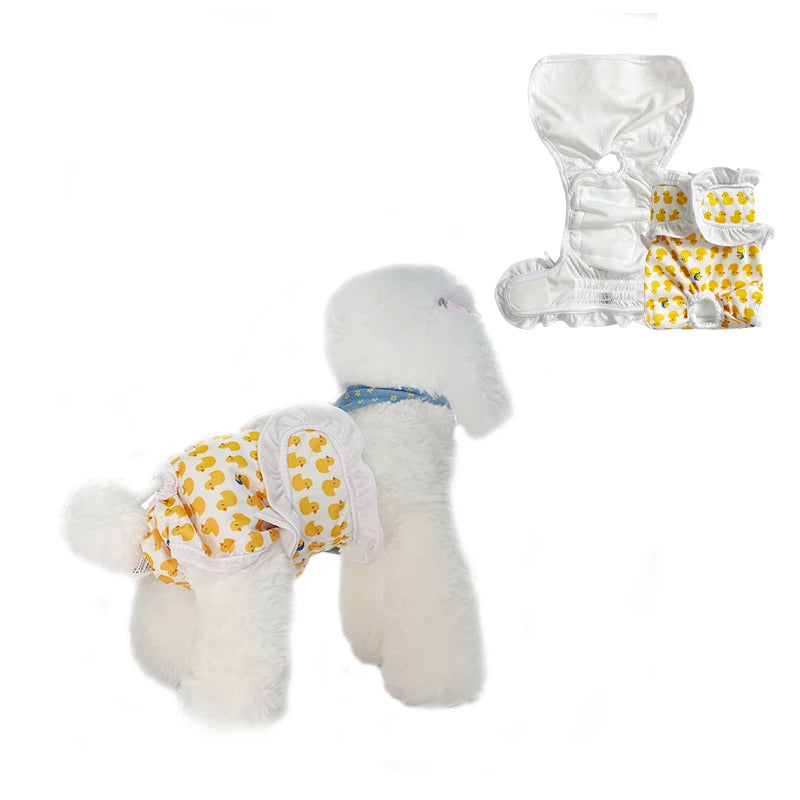 Reusable Washable Dog Diapers Belly Band Wrap waterproof Adjustable Female Dog Pet Diaper