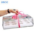 Mini Custom Printed Colors Individual White Cheese 6 12 Packing Boxes for Cup Cake and Cupcake Boxes
