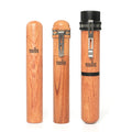 XIAOXIONG Factory Direct Elegant Portable Aluminum Cigar Case Tube Air Tight and Smell Proof Natural Wood Cigar Holders