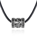 Factory Direct Buddhist Six-character Mantra Pendant Stainless Steel Men's Retro Necklace Accessories Wild Religious Jewelry
