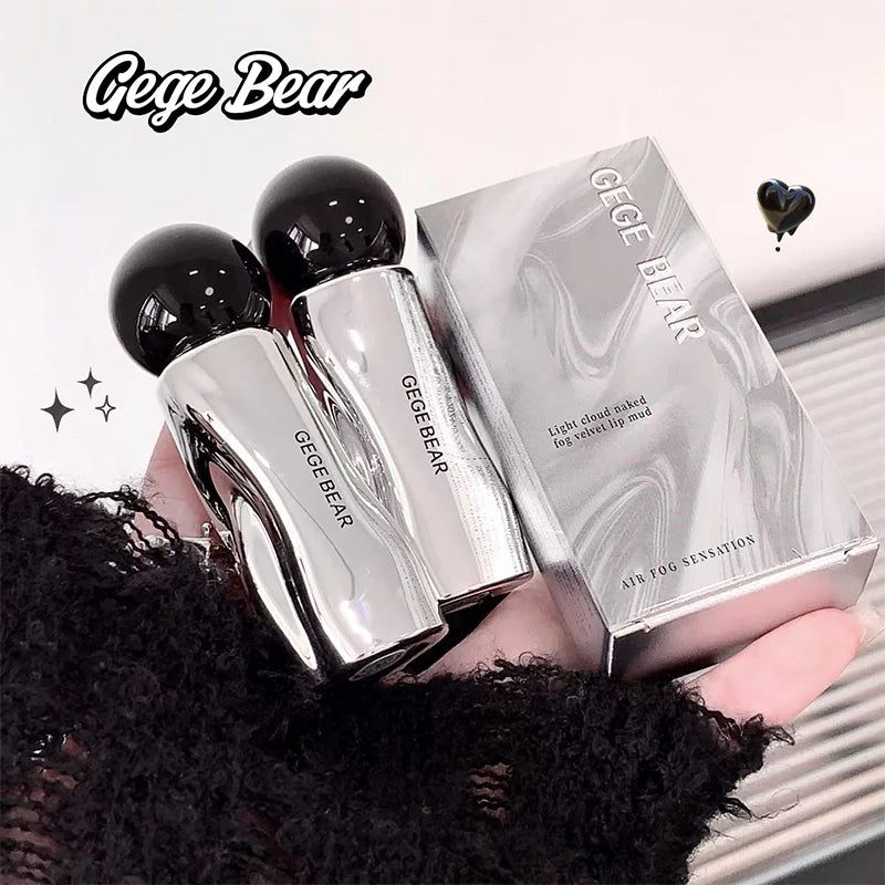 Gege Bear Private Label Light Cloud Bare Mist Velvet Lip Mud Non-Stick Cup Waterproof Long Lasting Velvet Lip Stains