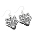 Wholesale Nordic Viking Stainless Steel Wolf Dangle Pendant Earring for Women Jewelry Earrings Supplier