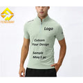 Fengway Men's Quick Dry Workout Gym Fitness T-Shirt Custom Sports Short Sleeve Tops in Polyester/Cotton Solid Pattern