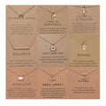 ODM Fashion Women Jewelry and Accessories Gold Plated Inspirational Femme Necklace Message Card Necklaces for Women