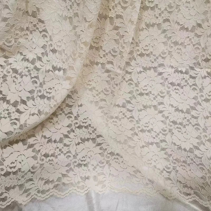 Garment Cotton swiss Voile Lace Fabric for Wedding Dresses