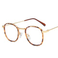2024 Newest Women'S Retro Round Optical Frame High Quality Anti Blue Frame Designer Optical Glasses Can Be Paired With Myopia Gl