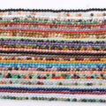 Natural Beaded Turquoise Gemstone Beads Round Small 3mm