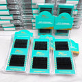 Wholesale Matte Black Cashmere Lash Tray Private Label Volume Eyelash Extension Supplies Individual Lash Box