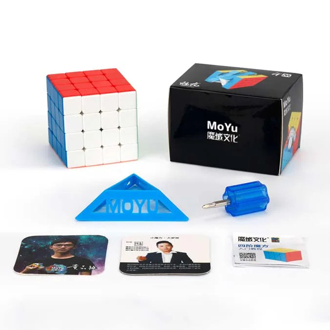 MOYU Meilong M 4M 4x4x4 Magnetic Cube Magic Puzzle Toys for Kids Educational