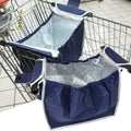 Wholesale Insulated Reusable Shopping Trolley Cart Cooler Bag Collapsible Grocery Tote Bags with Handles