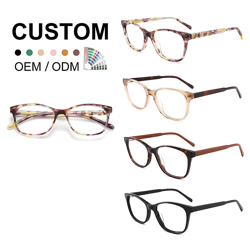 New Cat Eye Optical Frames Computer Glasses ACETATE Frames Unisex Women Optical Frames Blue Light Blocking Glasses