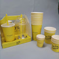 Wholesale Personalize Double Wall Craft Paper Coffee Cups 4oz 8oz 12oz 16oz 20oz with Lids for Beverage