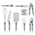 Manjia Stainless Steel Kitchen Gadgets Peeler Bottle Opener Garlic Press Egg Whisk Cheese Grater