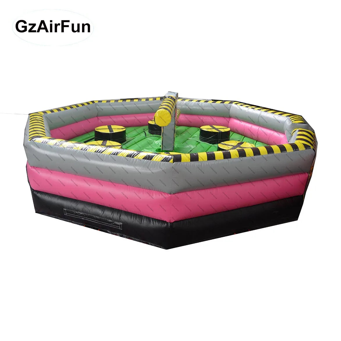 Commercial Inflatable Sweeper Inflatable Jumping Out Mechanical Meltdown Game for Adults Kids
