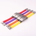 Drop Shipping Good Quality Personalized Stainless Steel Silicone Bracelet Custom Engraved Medical Alert Bracelet