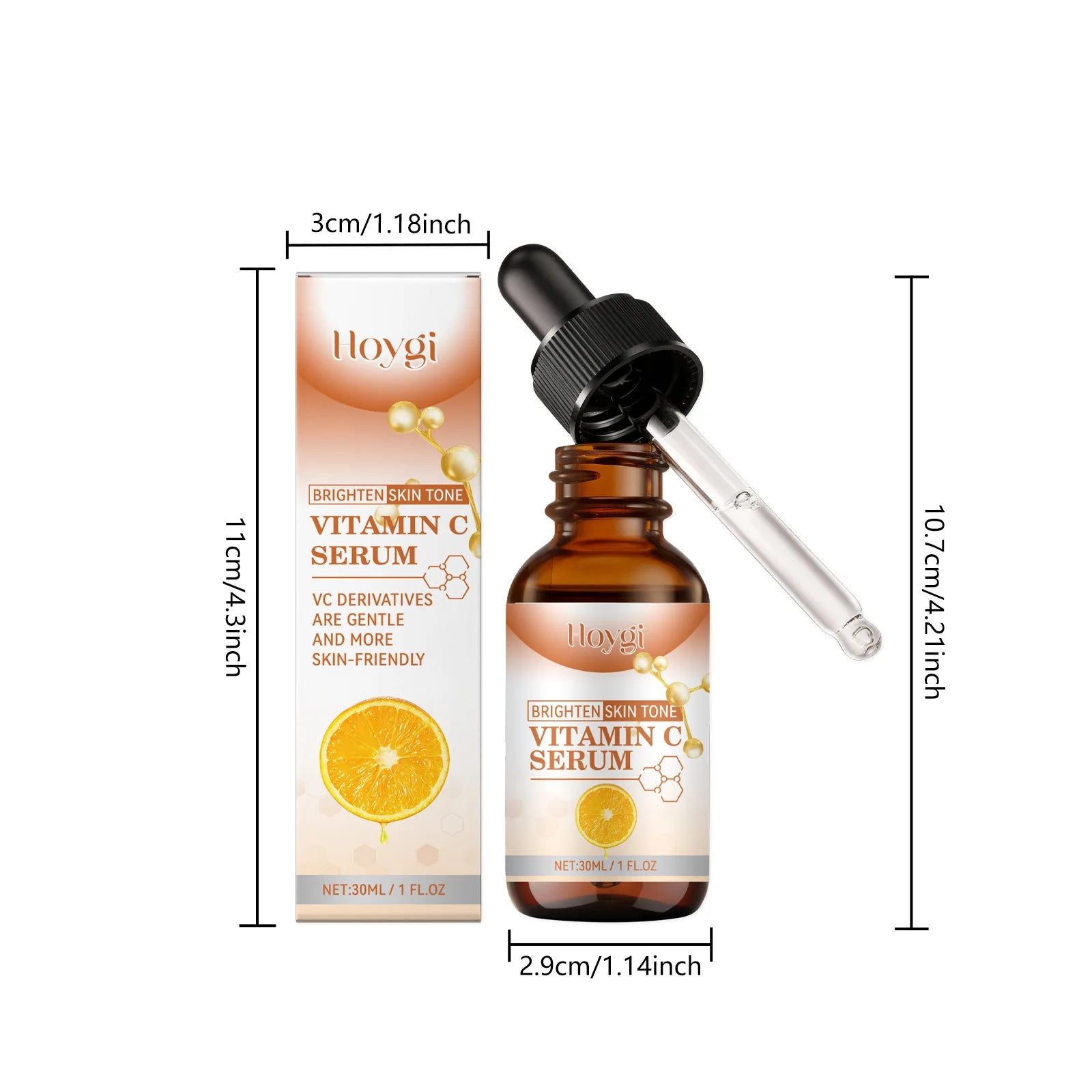 Wholesale HOYGI Skin Care Moisturizing Brightening Vitamin C Serum 30ml