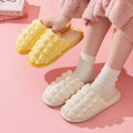 Winter Household Indoor Warm Plush slippers Men's and Women's Floor Cotton Cake slippers