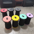 Hot Selling Outdoor Portable  Lightweight Folding Stool Plastic Telescopic Stool for Camping Hiking Fishing Travelling