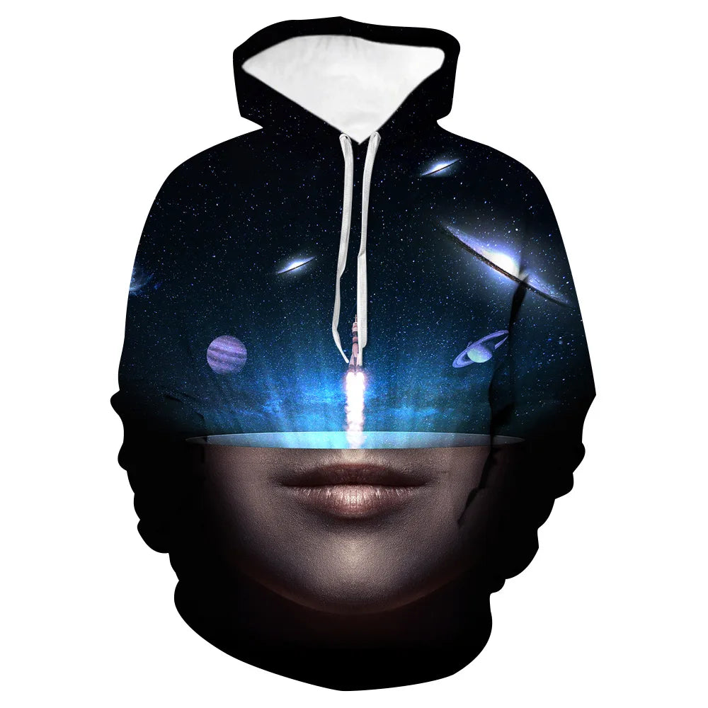 Stylish Newest Adult Men Hoodie with Custom Logo  3D Printed Men's Athletic Bulk Sublimation Knitted Hoodies for Men Women