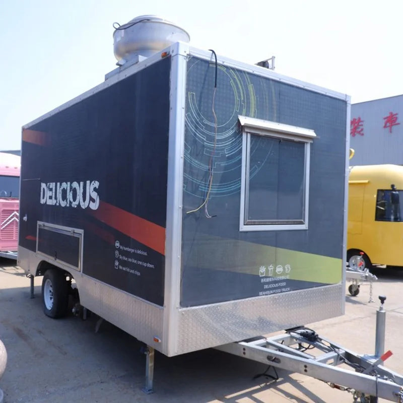Food Truck With Full Kitchen Mobile Food Truck Concession Mobile Kitchen Snack Coffee
