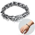 Luxury Mens Motorcycle Jewelry Stainless Steel Dragon Bone Chains Men's Bracelet