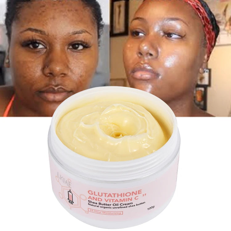 Custom Wholesale Private Label Vegan Natural Organic Moisturizing Skin Whitening Scented Whipped Shea Butter Body Cream
