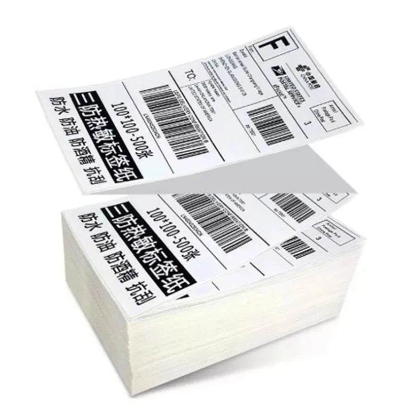 Factory Low Price A6 Adhesive Thermal Sticker Label 4*6 Shipping Label A6 Thermal Sticker Paper 100*150mm Shipping Printer Label