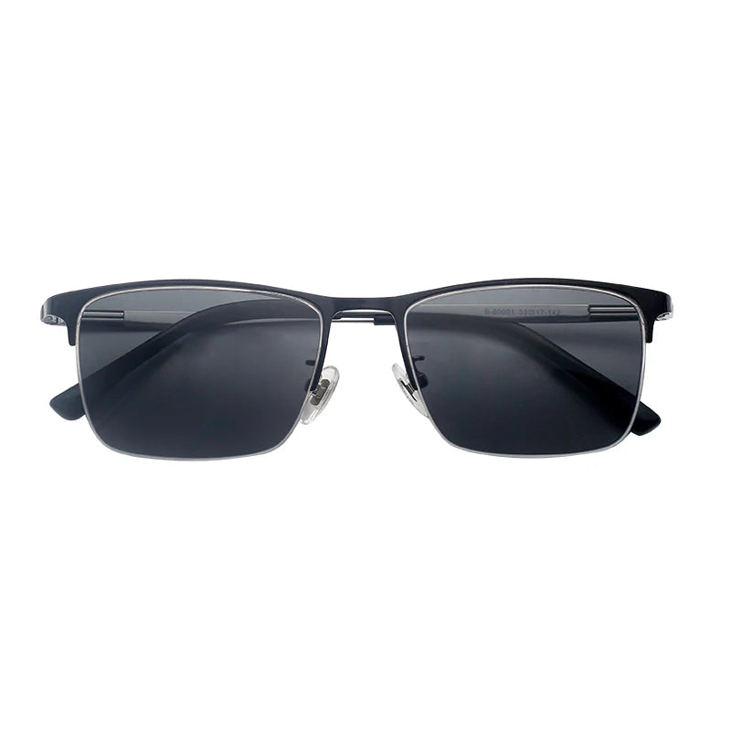 Custom Logo Polarized Gold Fashion Vintage Square Small Rectangle Women Men Titanium Sunglasses