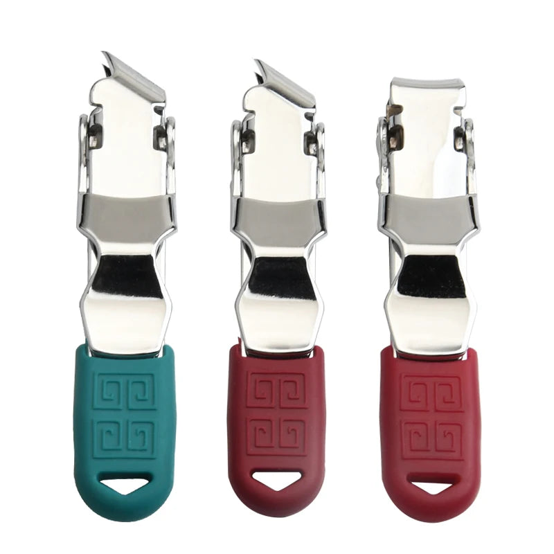 8mm Ultra Thin Nail Clipper Stainless Steel Foldable Manicure Straight Edge Toe Side Slant Edge Pince Type Nail Clippers