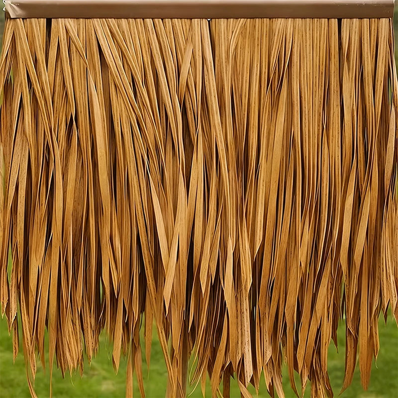 Factory Foundry Artificial Synthetic Palm Thatch Roof Plastic Straw Roof Thatch