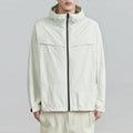 2024 New Fashionable Men Zip up Waterproof Windproof Jacket Men's Hooded Casual Windbreaker Jacket