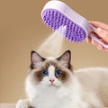 3 in 1 Rechargeable Steamy Cat Brush Self Cleaning Dog Steam Brush Pet Hair Removal Comb for Shedding